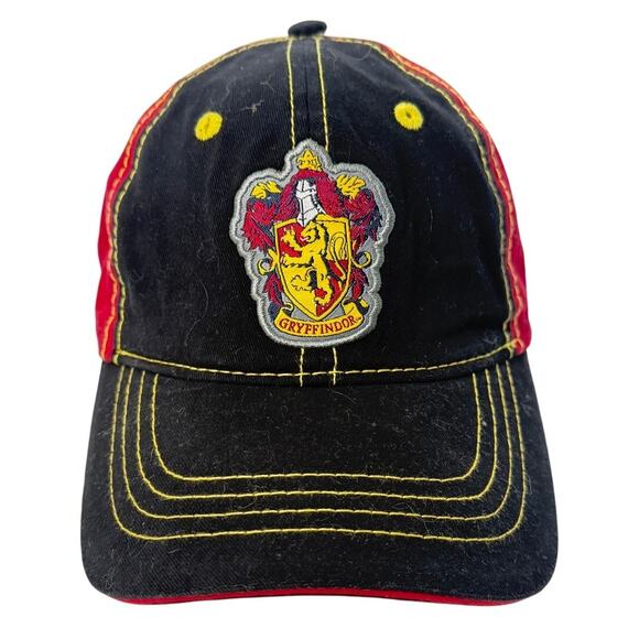 Harry Potter Universal Studios Gryffindor Crest Team Cap Colorblock Hat Cotton - Picture 1 of 6